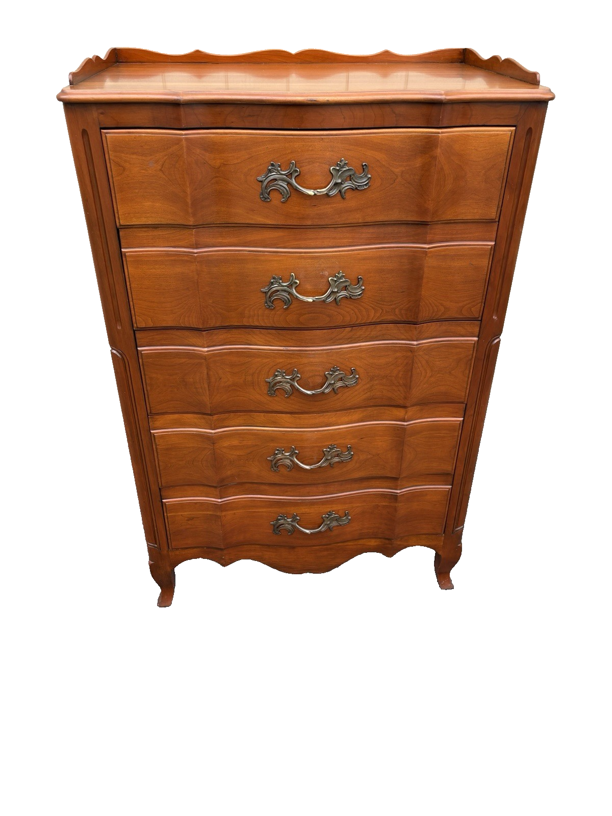 67137 JOHN  WIDDICOMB Cherry High Chest Dresser