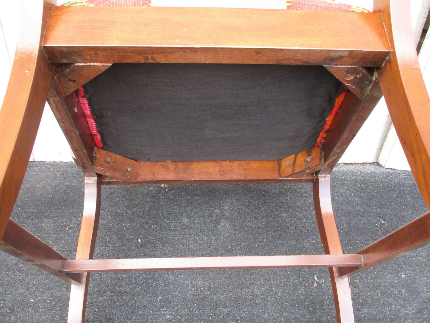 64103  Set 5 Antique Mahogany Dining Chairs Chair s