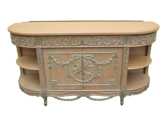 58310  ROSSI BROTHERS CUSTOM CABINET MAKERS PHILADELPHIA CARVED SERVER CABINET