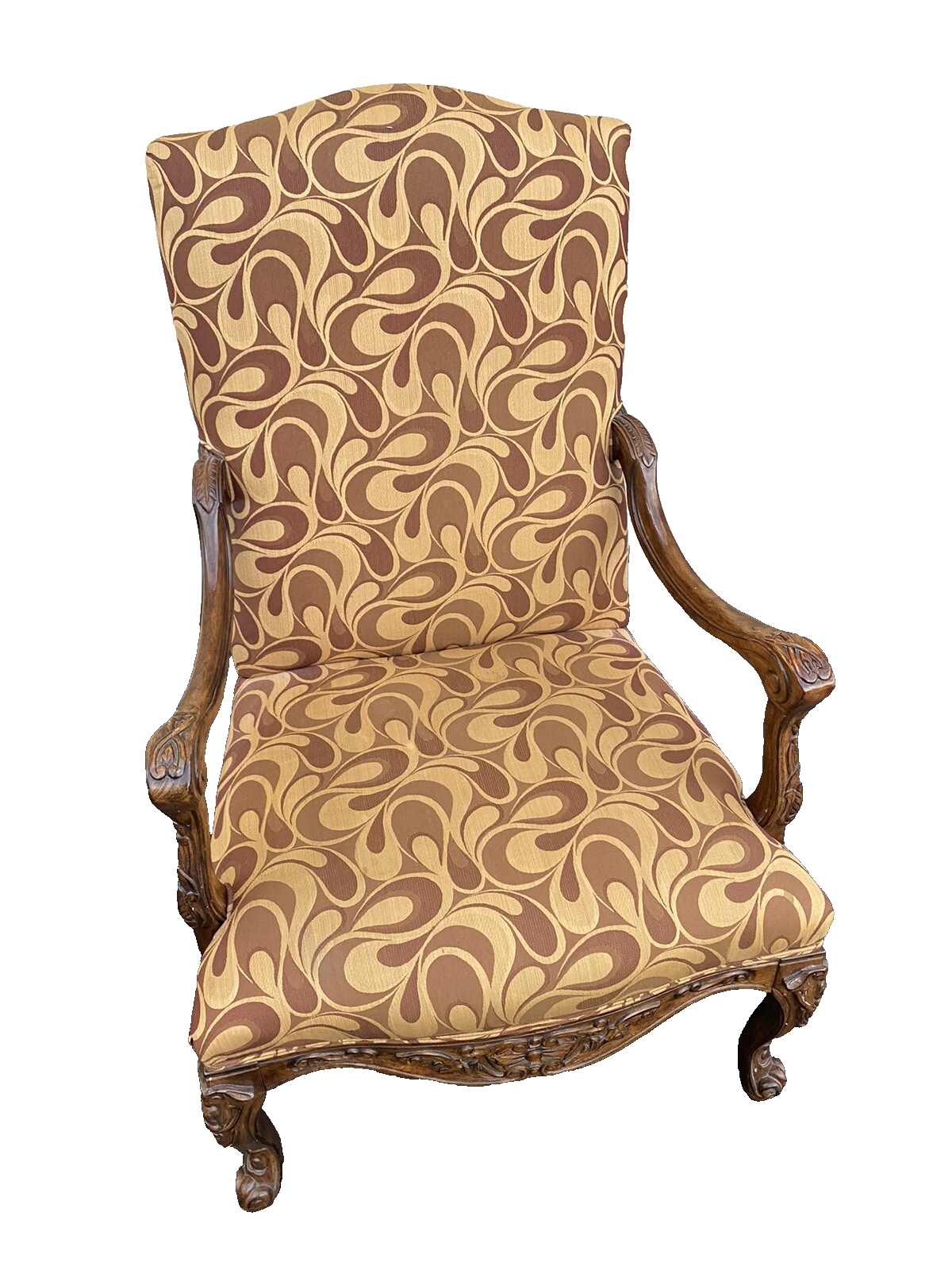 66070   Fancy Carved Armchair Chair BEST CHAIRS