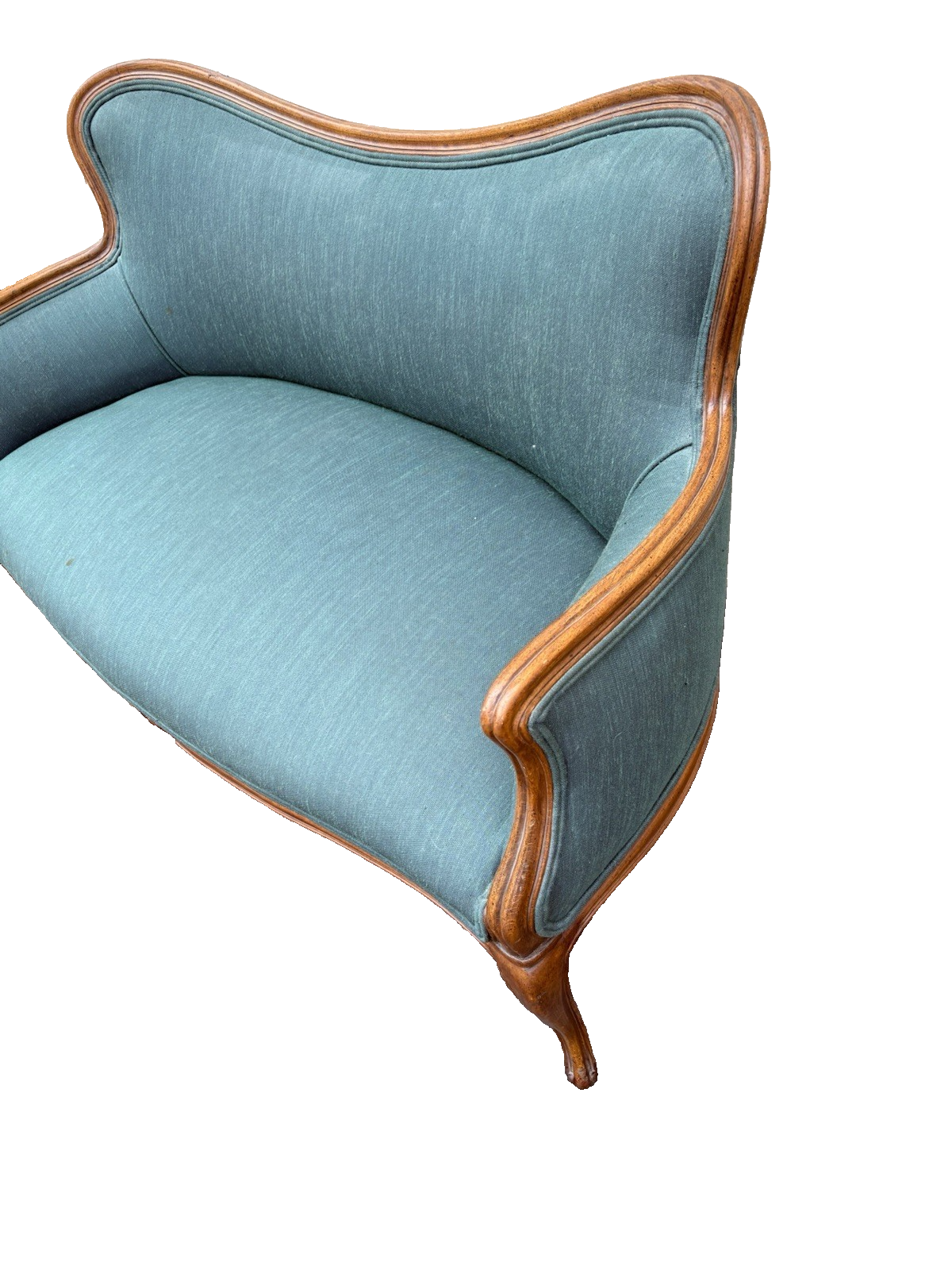 66920  French Provincial Loveseat Sofa Settee Couch