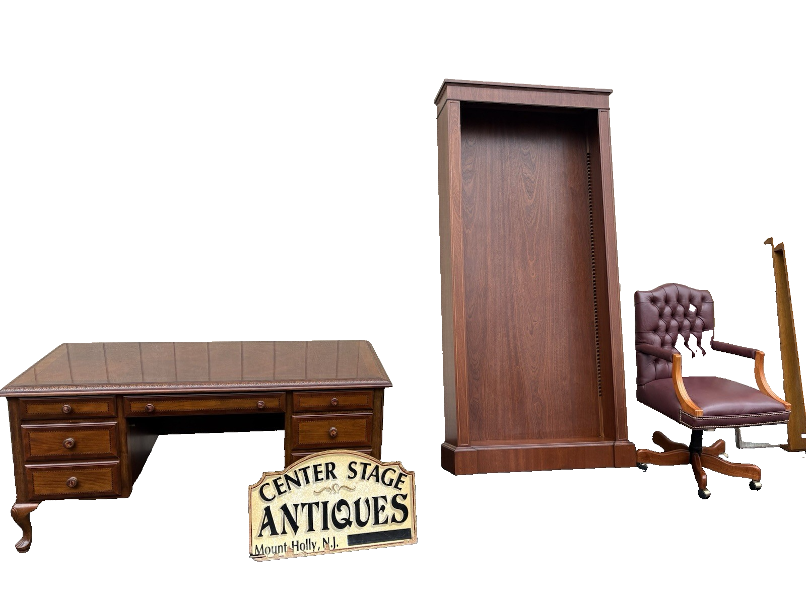 66712 Alexander Julian HOME COLOURS  Inlaid Executive Office Desk
