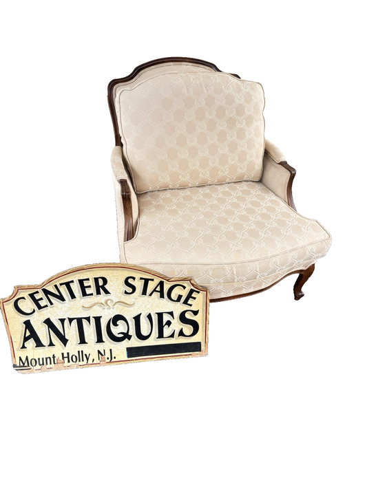 66808   ETHAN ALLEN Bergere Armchair Chair Louis XV