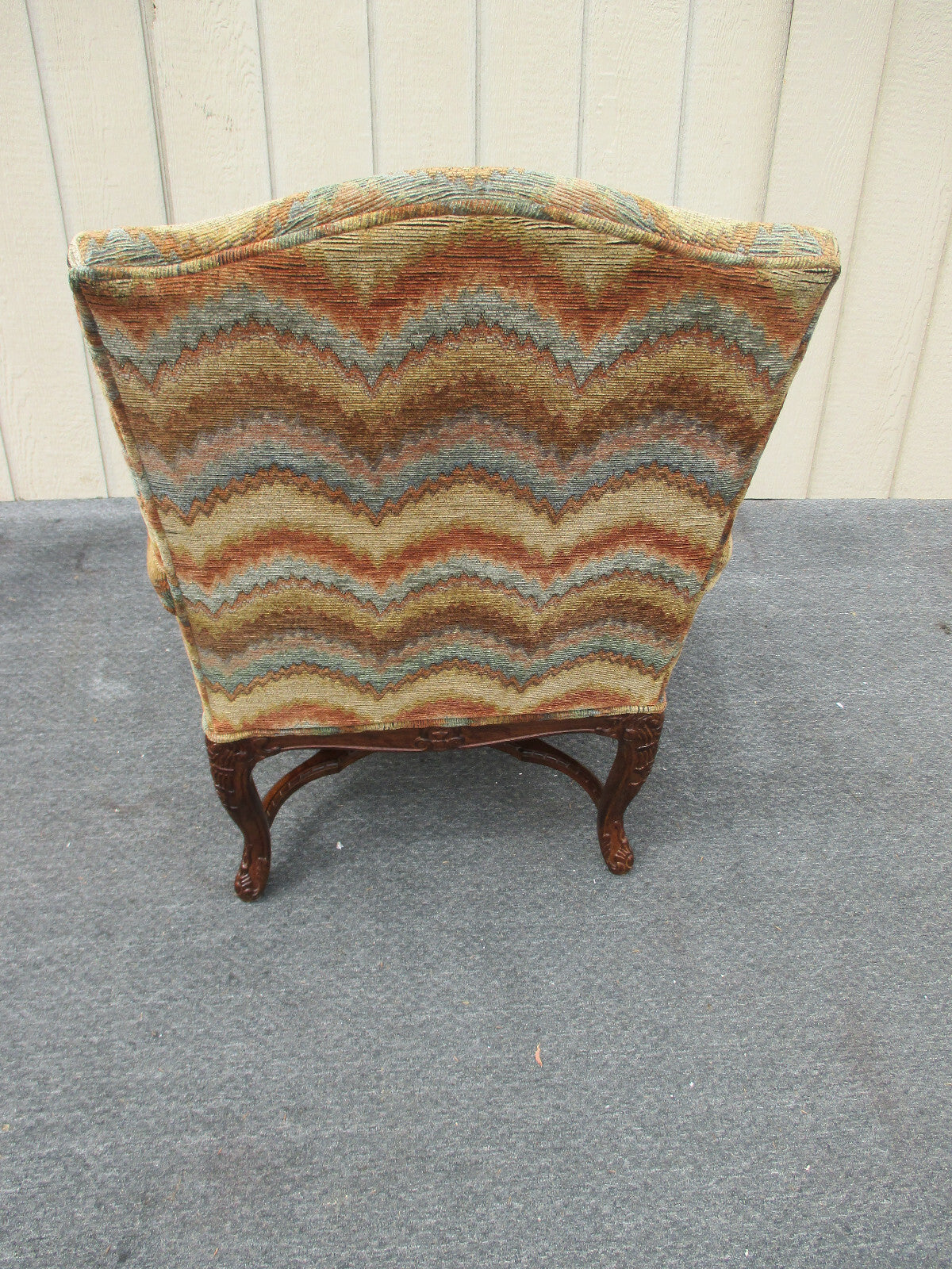 63061 Carved Bergere Armchair Chair