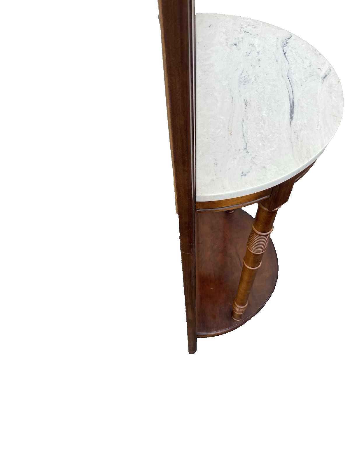 66451 Modern Hall Mirror Stand with a Shelf Hall Tree Hat Rack Hatrack