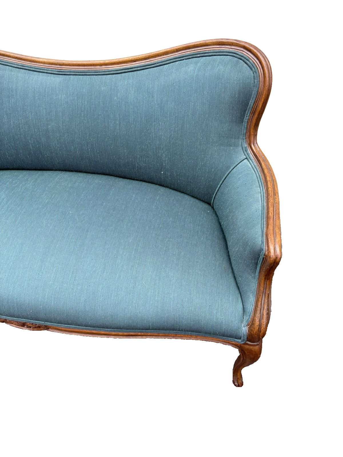 66920  French Provincial Loveseat Sofa Settee Couch