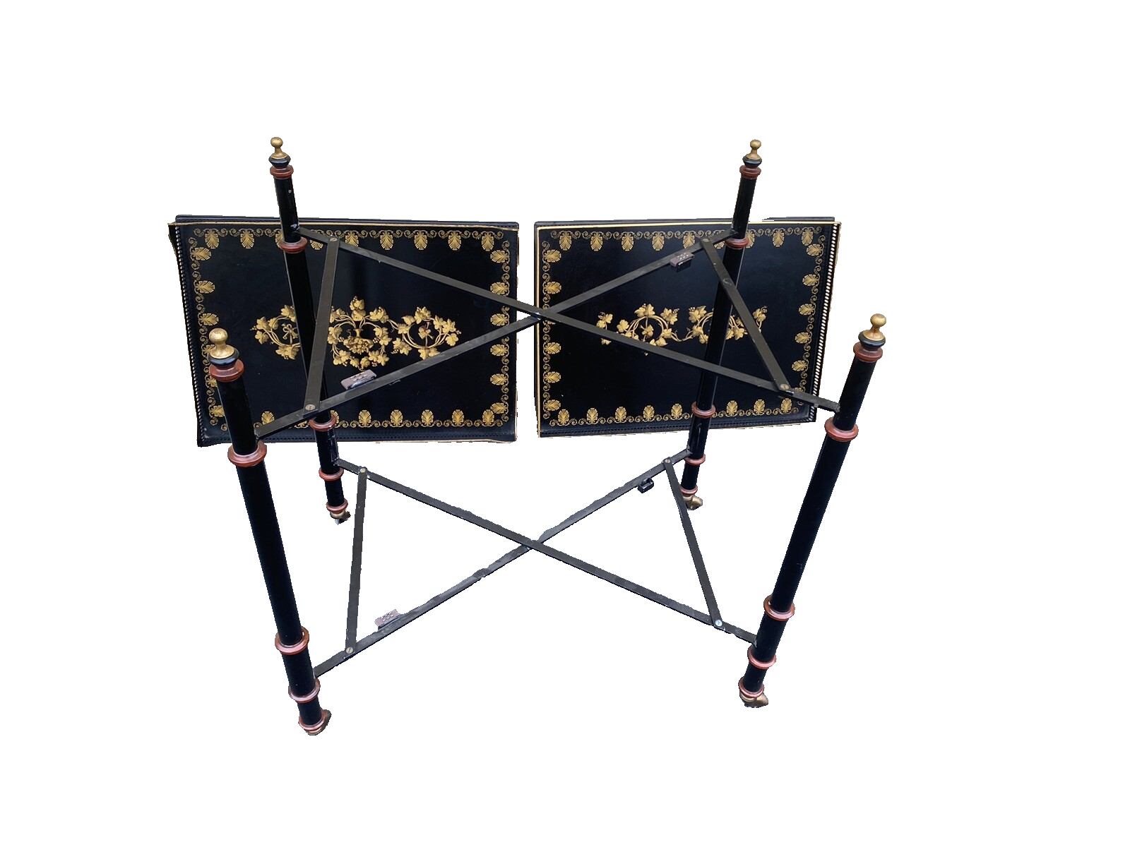 66042 Metal Decorator THE FED ERA LIST Teacart Table Stand On Wheels