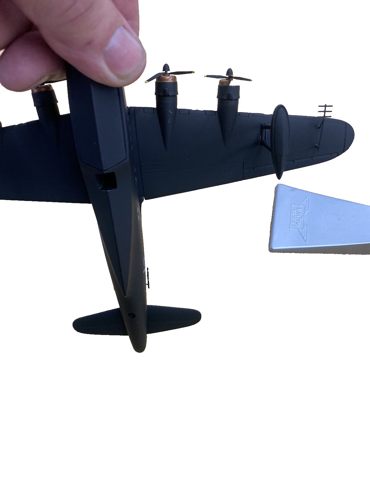 ES 1001 Black Diecast Military Airplane Plane