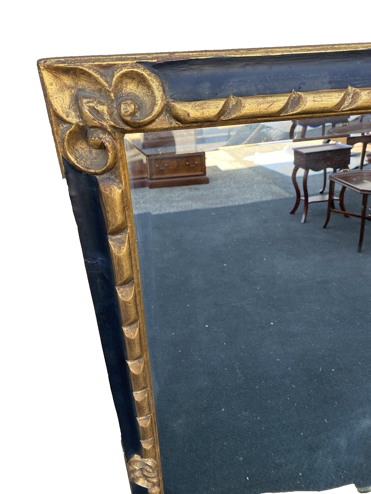 65378 FRIEDMAN BROTHERS  Gold Decorator Beveled  Mirror