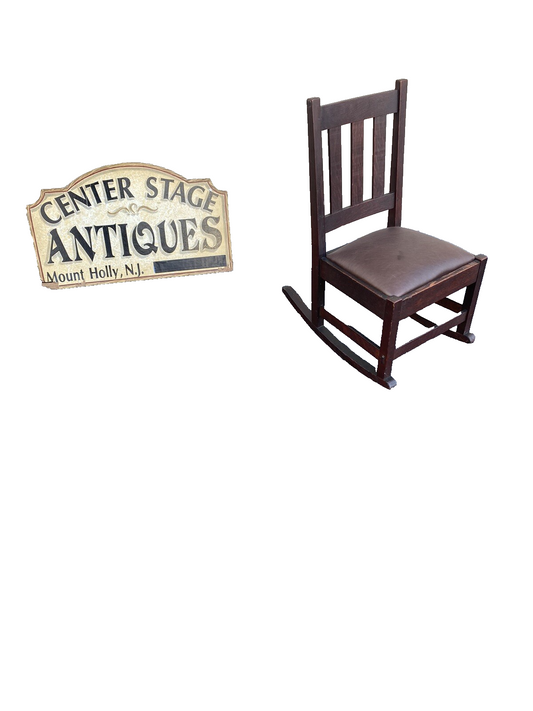 66066  STICKLEY ?? Antique Mission Oak Rocker Rocking Chair