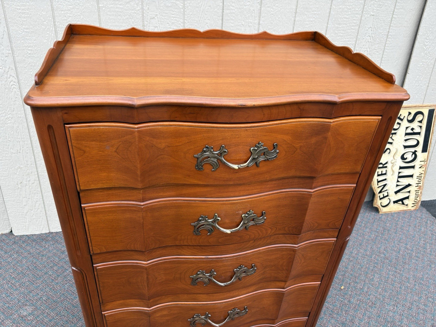 67137 JOHN  WIDDICOMB Cherry High Chest Dresser