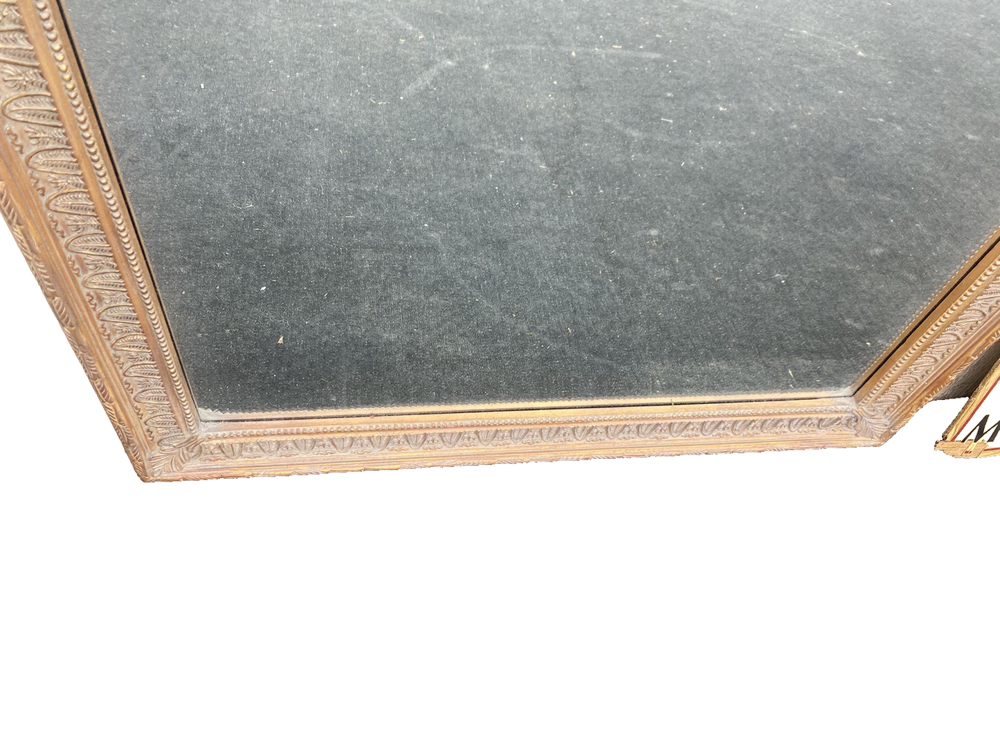 65454 Decorator Gold Accent Mirror in Fancy Picture Frame