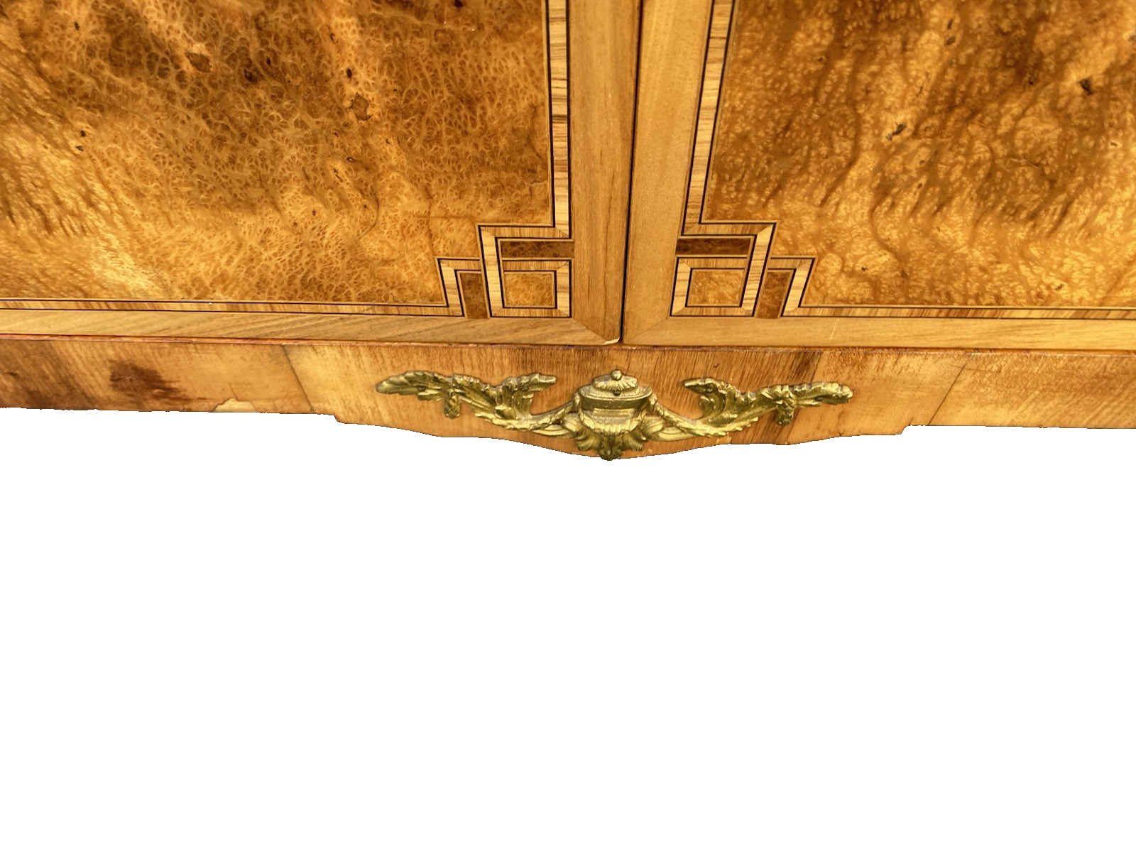 66380 Inlaid 2 door Storage Cabinet Liquor Cabinet  Chest