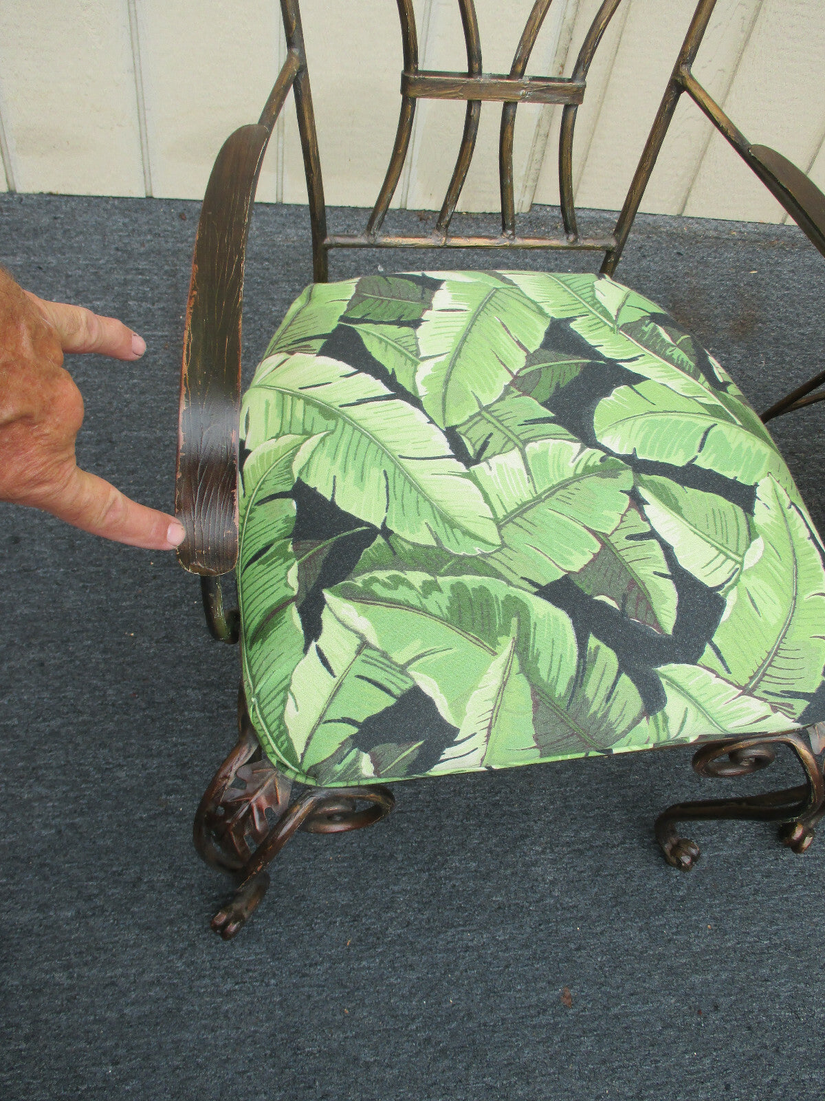 62359   Set of 4 QUALITY Metal Dining Kitchen Chairs