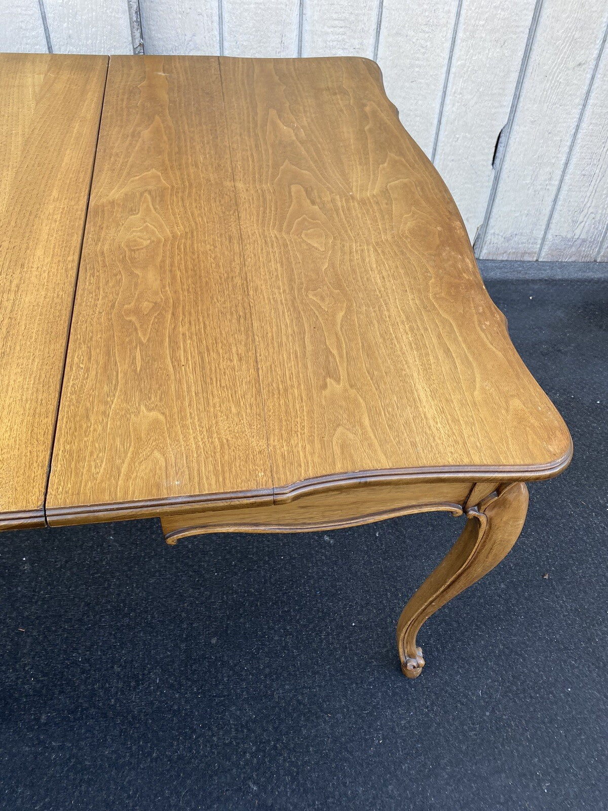 66283  French Country Leather Top Game Table Dining Table