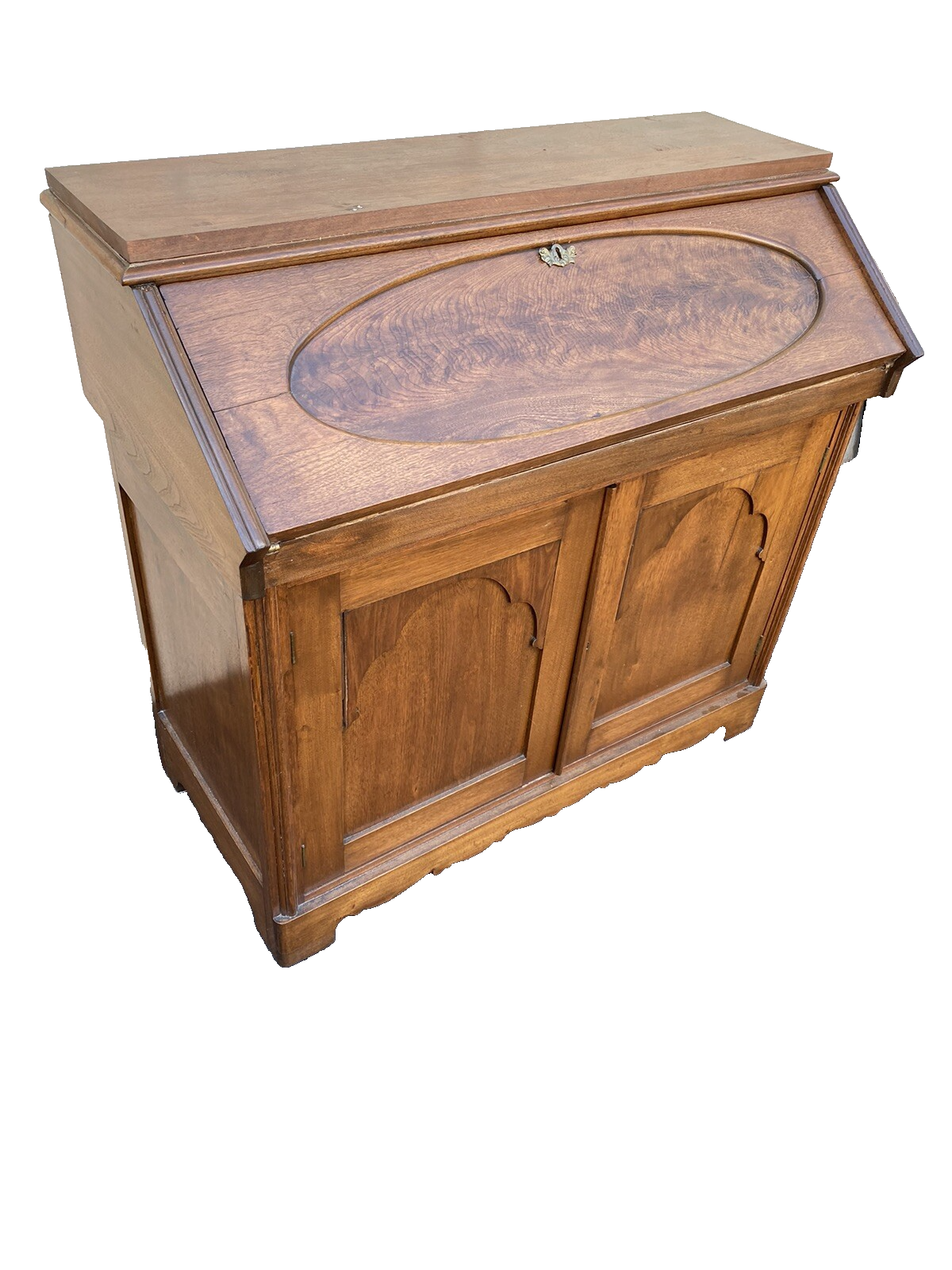 65560 LE:     Antique Victorian Walnut Slantfront Desk