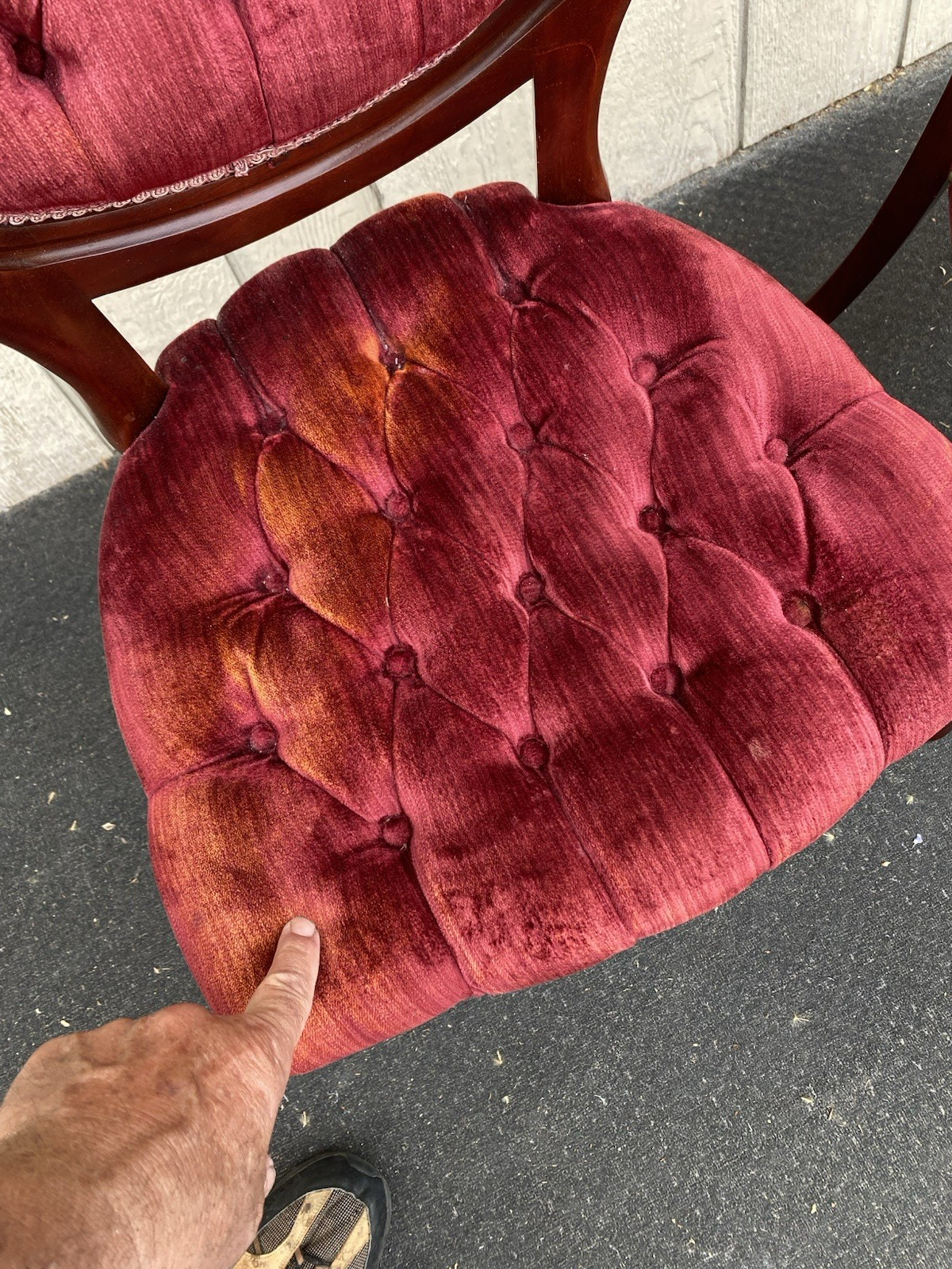 66629 Pair KIMBALL Furniture Victorian Style Side Chair s