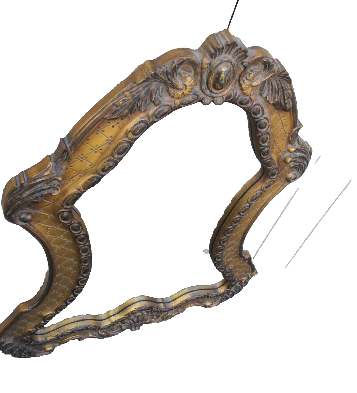 63607 Decorator Accent Mirror in Fancy Picture Frame