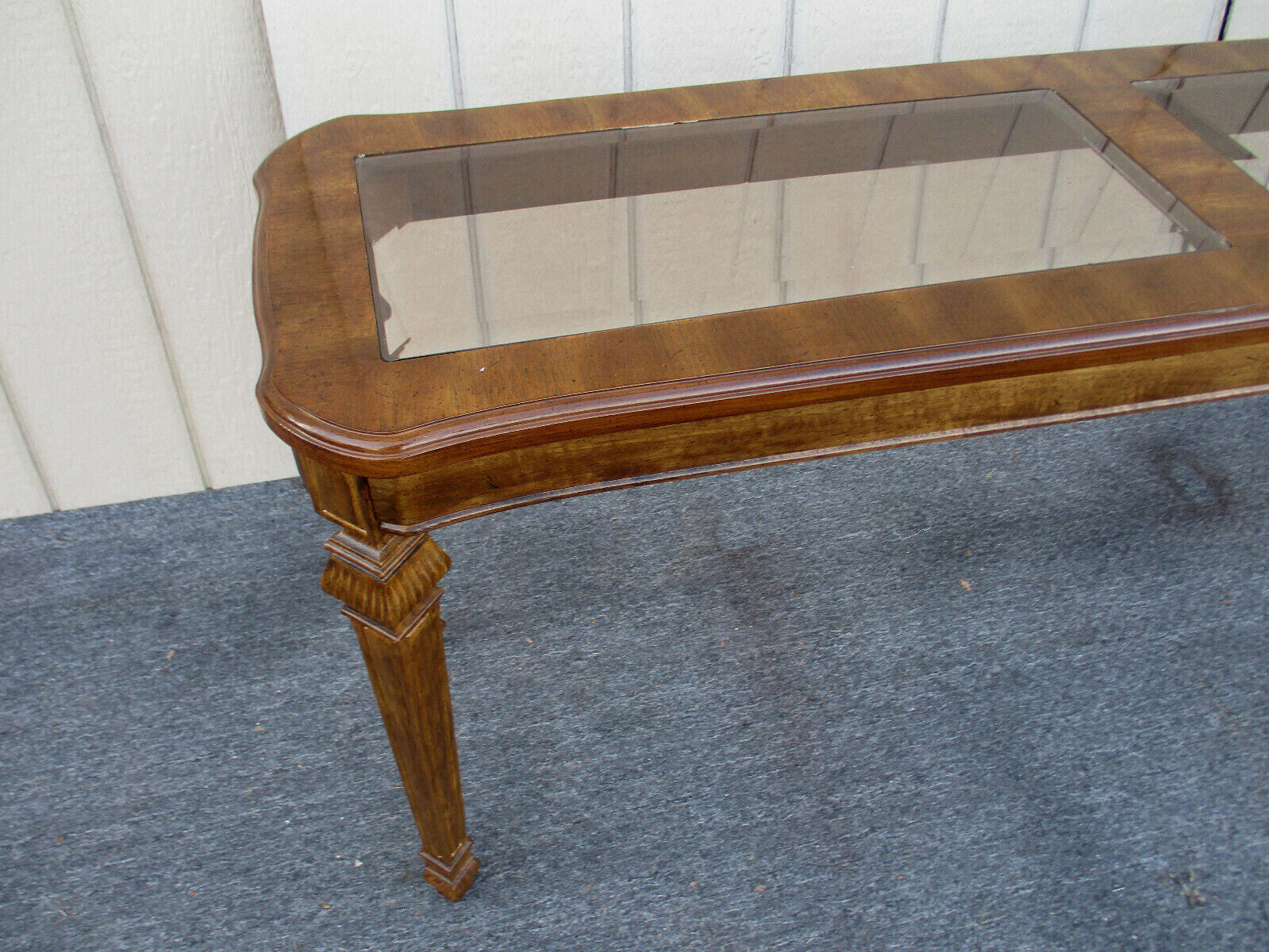 62747 Console Table Stand with Glass Inserts