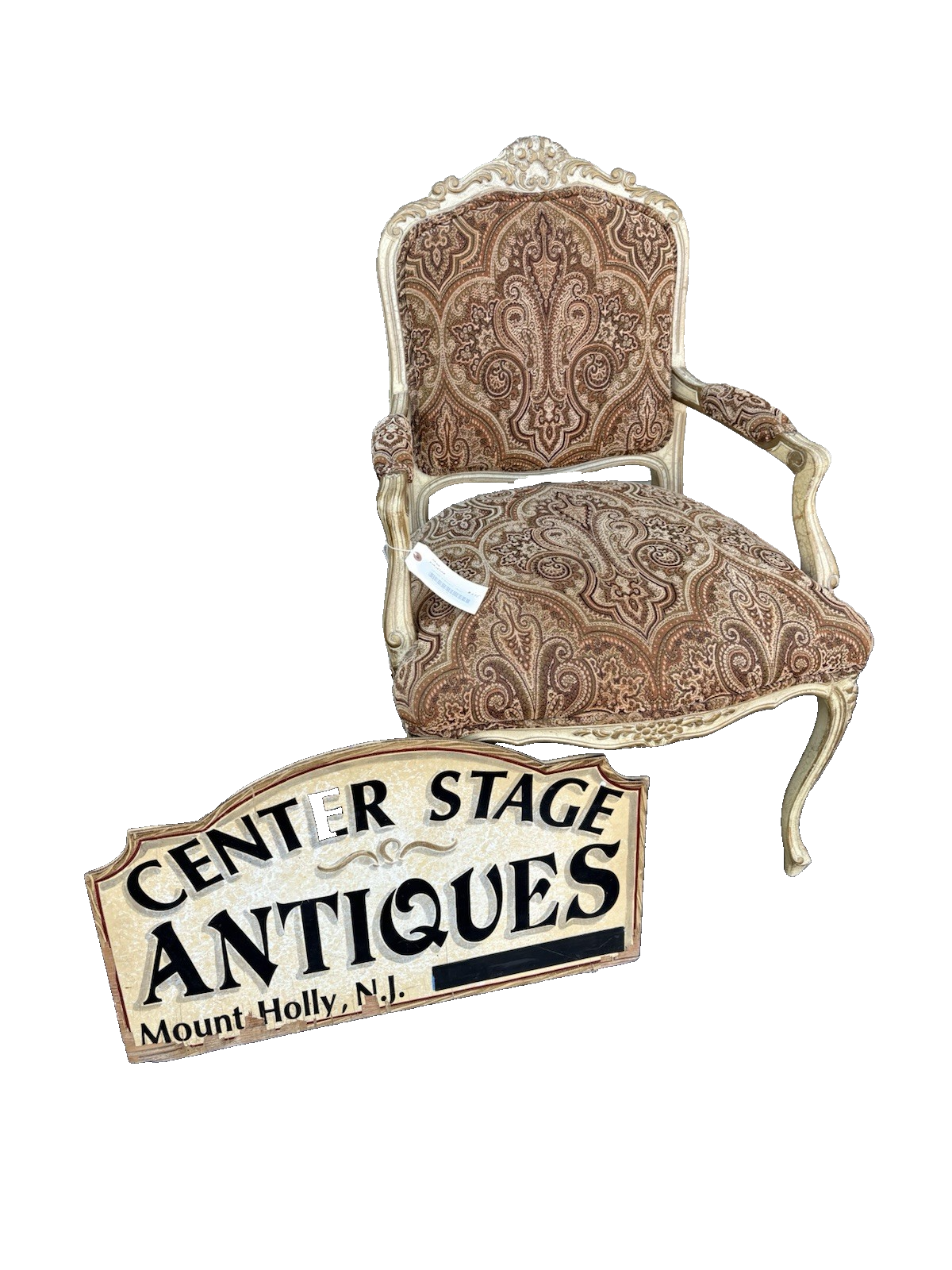 60712 French Country PAMA FURNITURE Bergere Armchair Chair