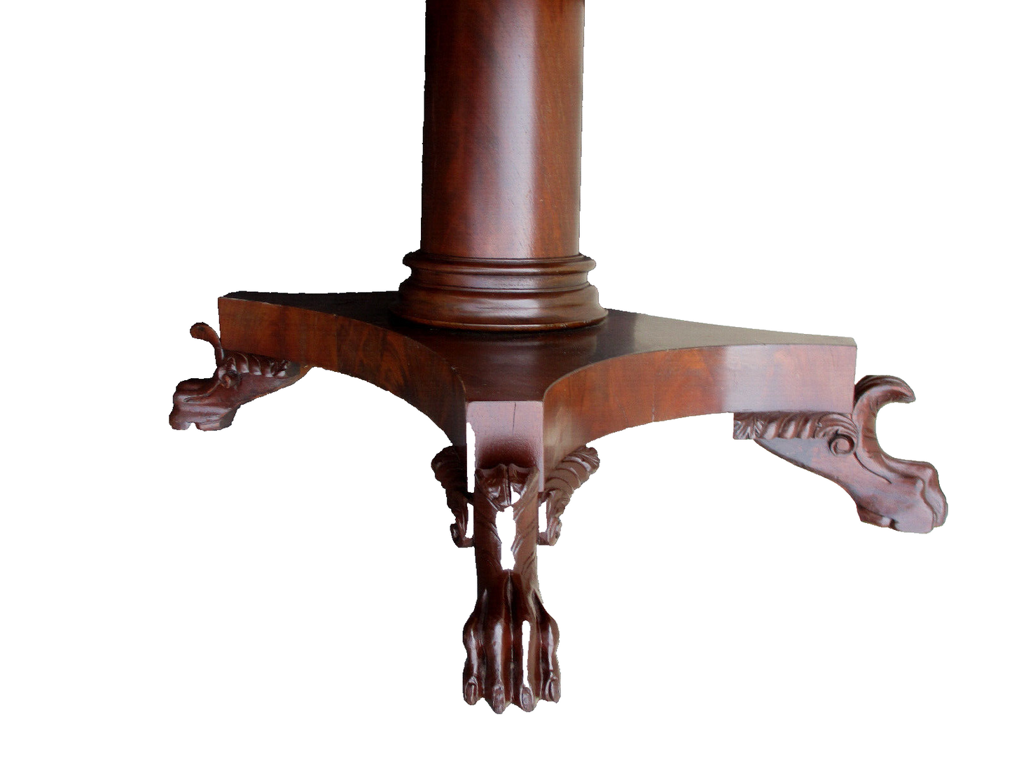 63278   Antique Empire Console Lamp Table  Dining Table Stand