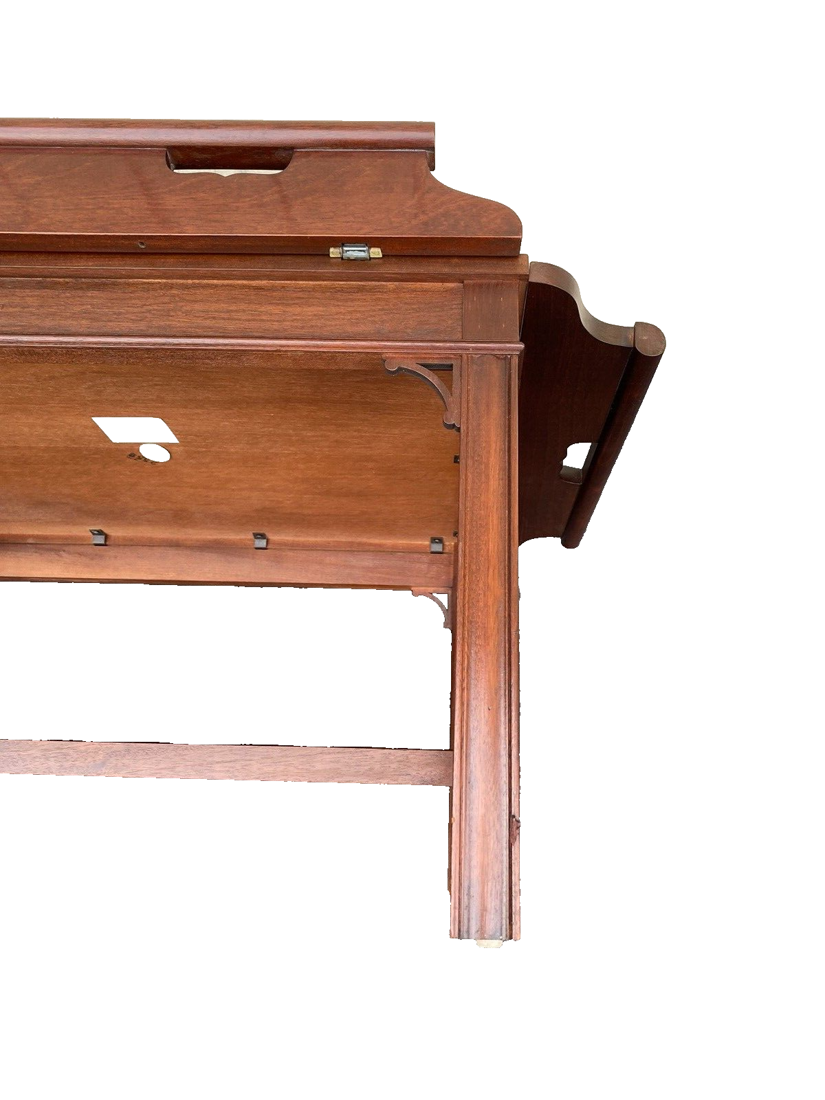 66129   Baker Furniture Solid Mahogany Butler Coffee Table Stand