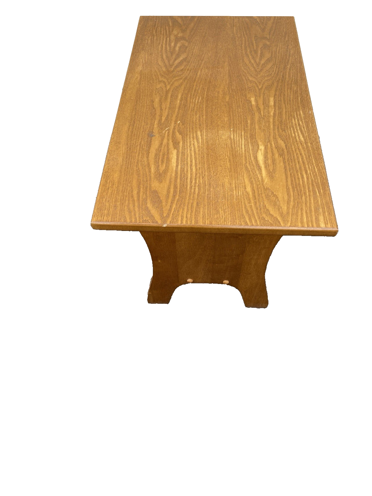 66601   Solid Oak  Footstool Bench Stool