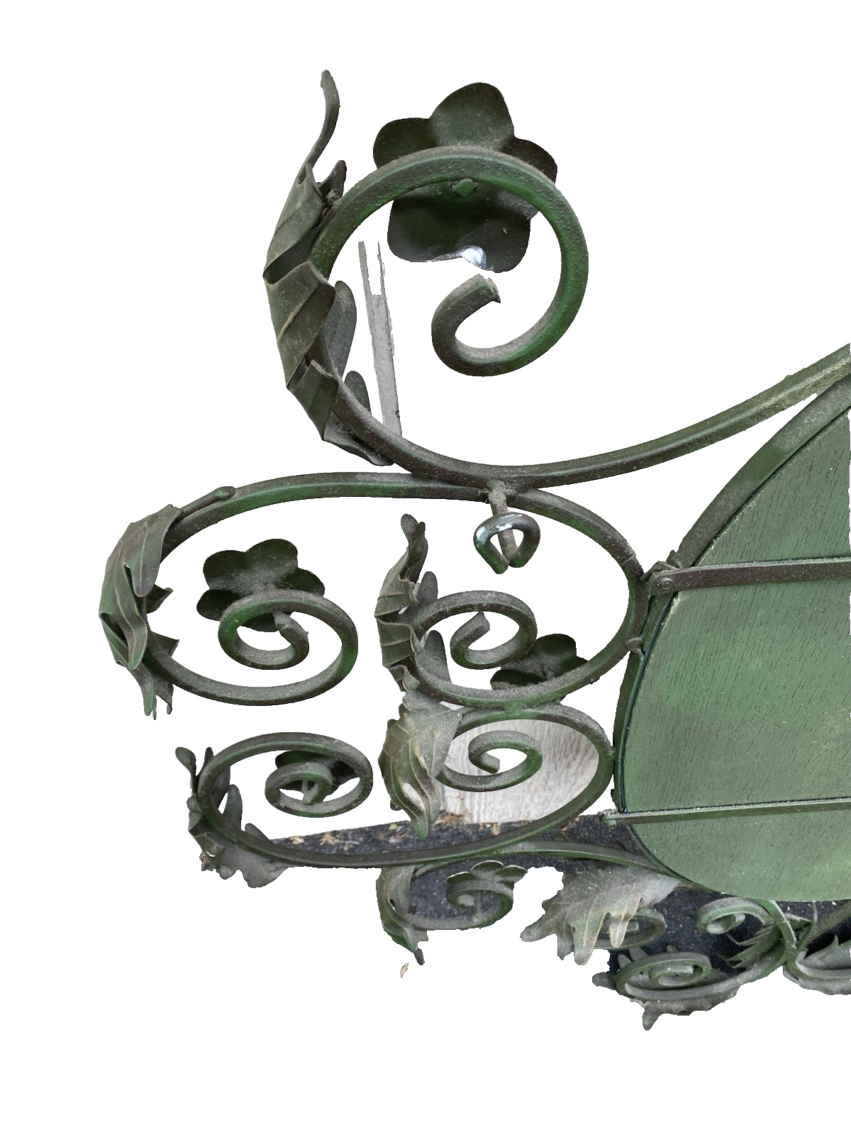 66532   Metal Mid Century Modern Metal Decorator Mirror