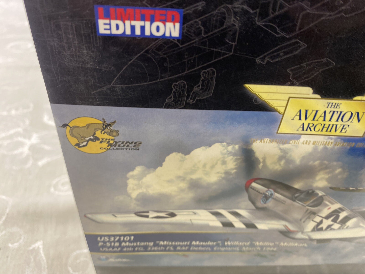 ES 208:  P-51B Mustang "Missouri Mauler  Willard Millie Millikan USAAF US37101