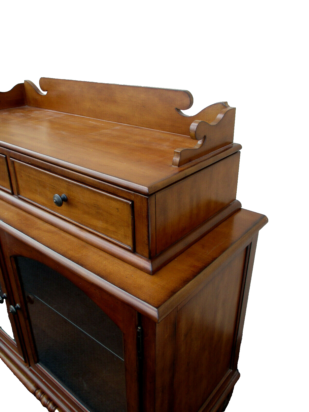 62851 Lane Furniture Server Sideboard Server Curio Display  Cabinet