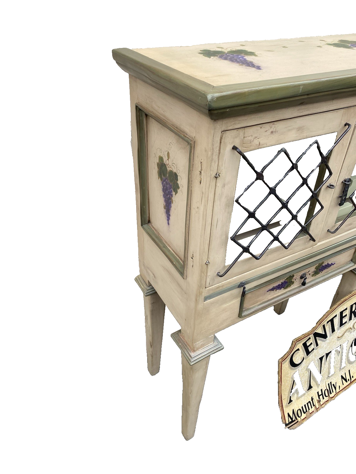 66541 Rustic Primitive Wine Rack Kitchen cabinet