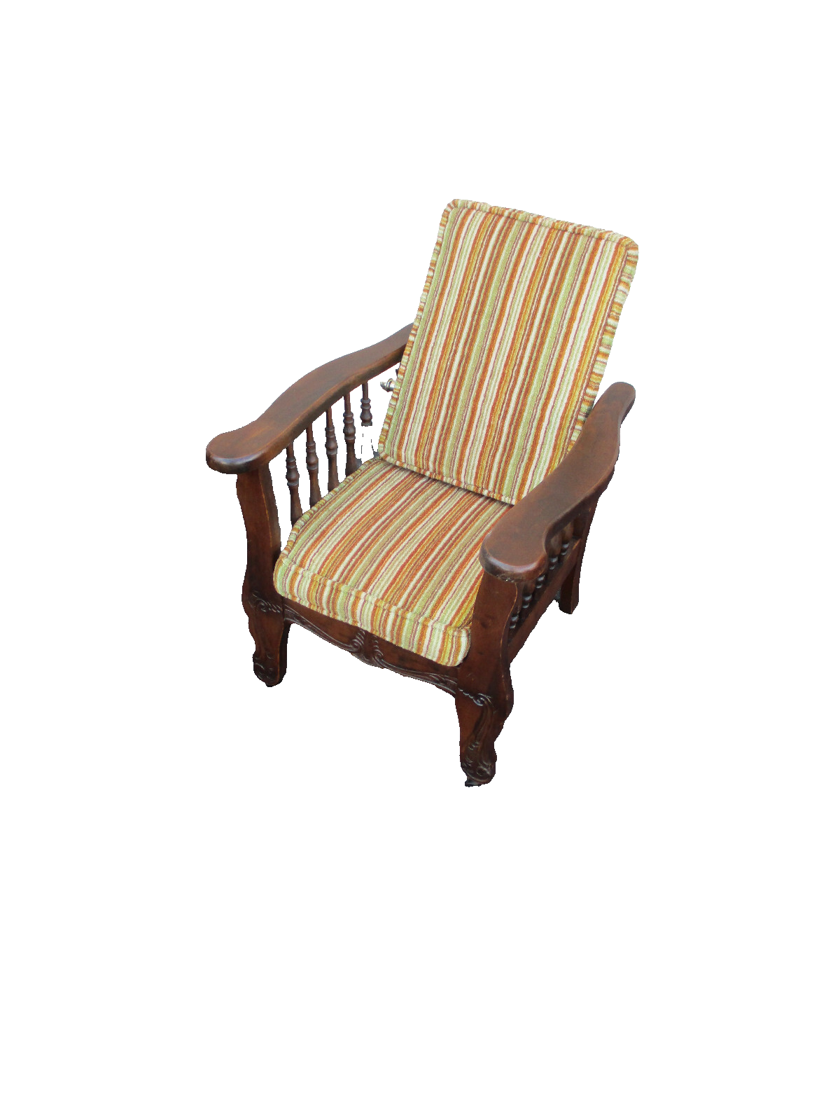 64294  RARE Childs Mahogany Antique Morris Chair Salesman Sample