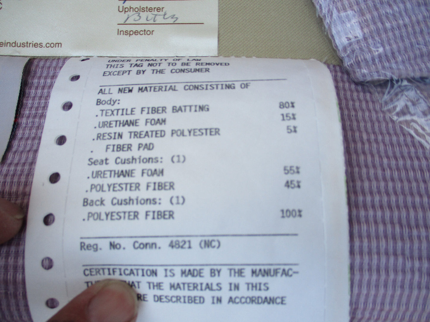 64295 QUALITY Industries SWIVEL  Arm Chair + Ottoman