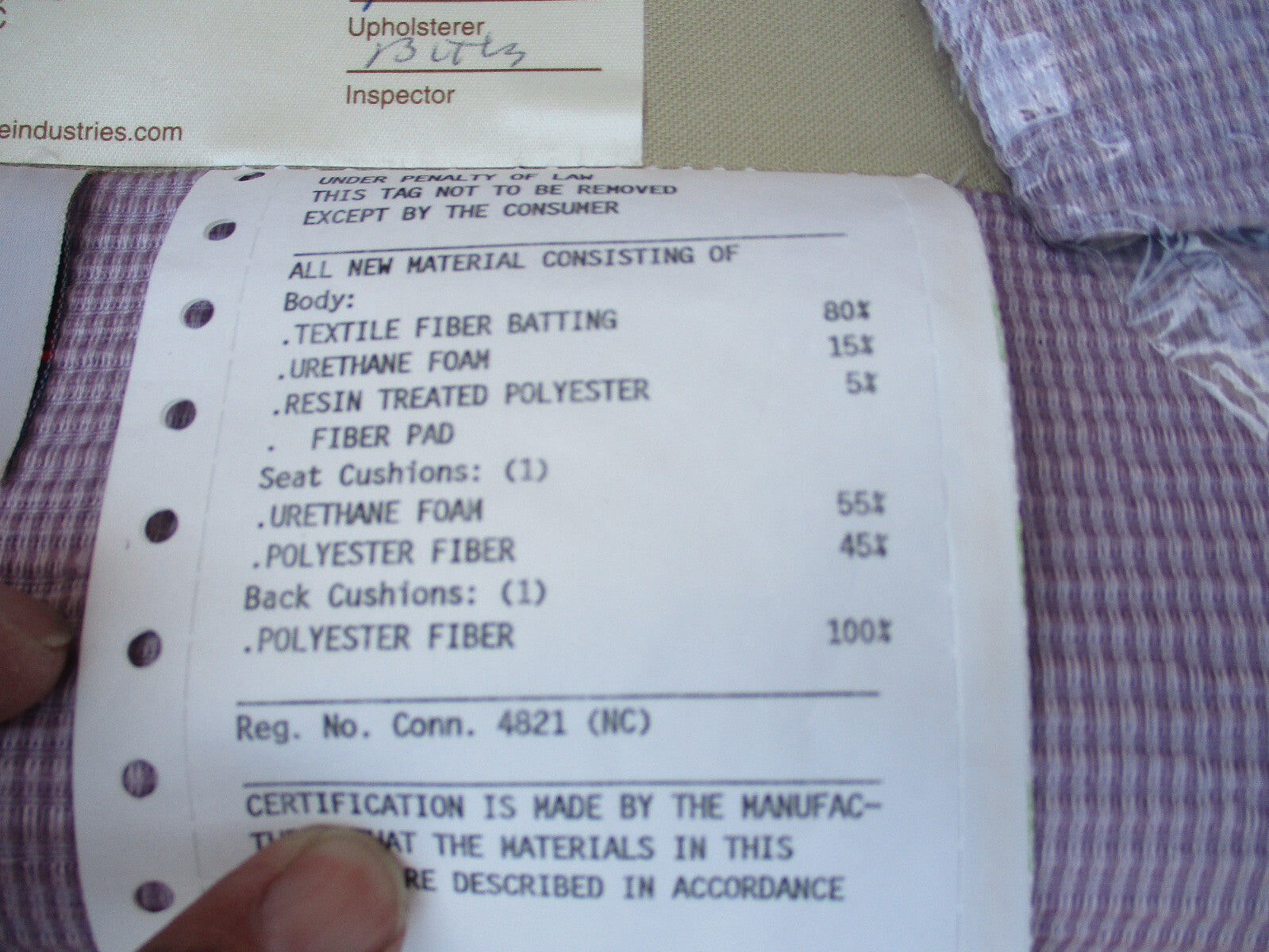 64295 QUALITY Industries SWIVEL  Arm Chair + Ottoman