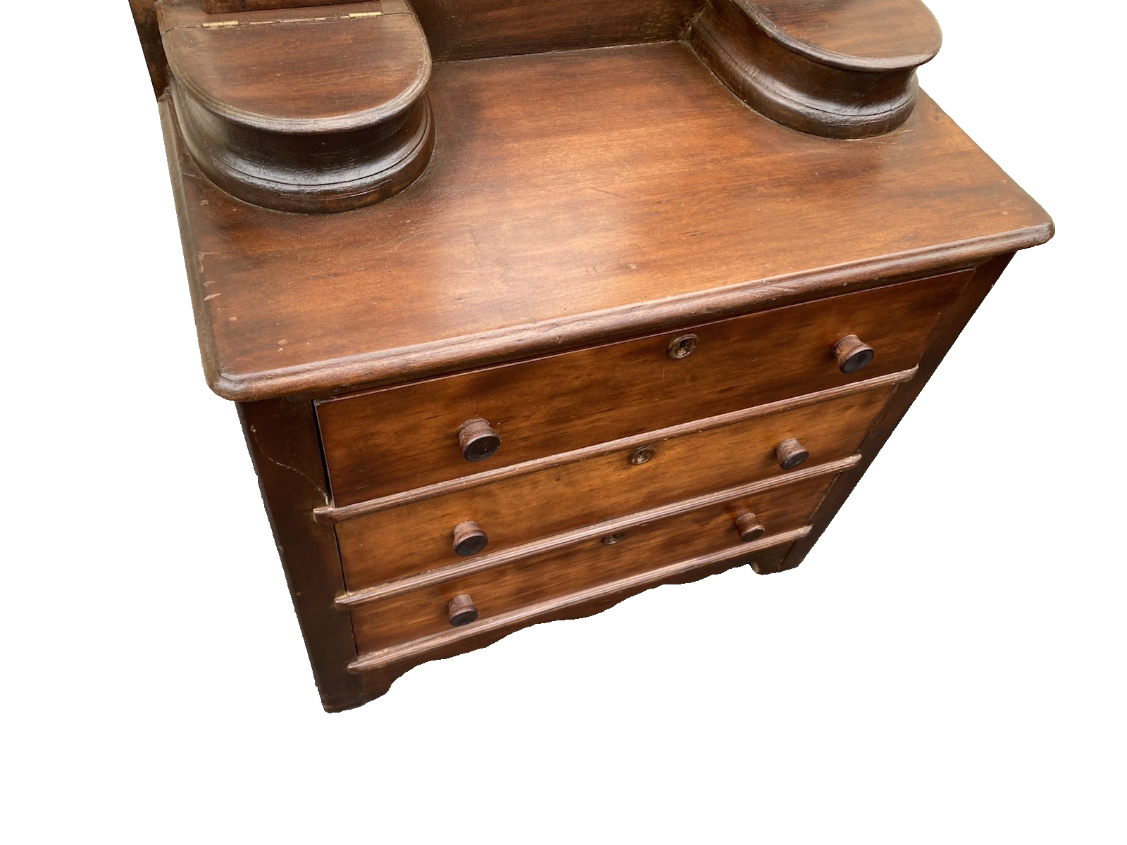 66492 Antique Victorian Salemans Sample Dresser Chest With Documentation Letter