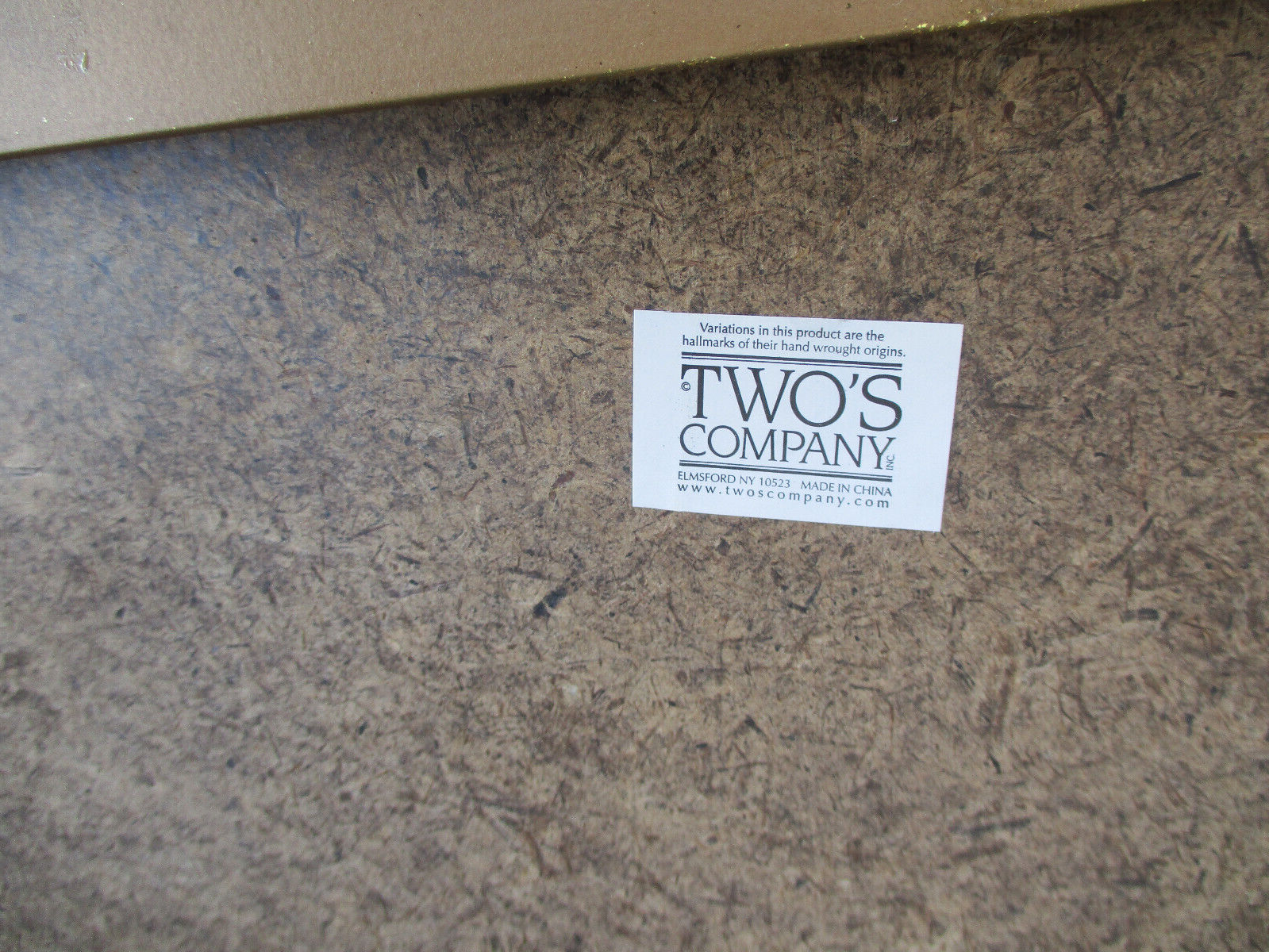 63816 Quality Metal TWO'S Company  Mirror