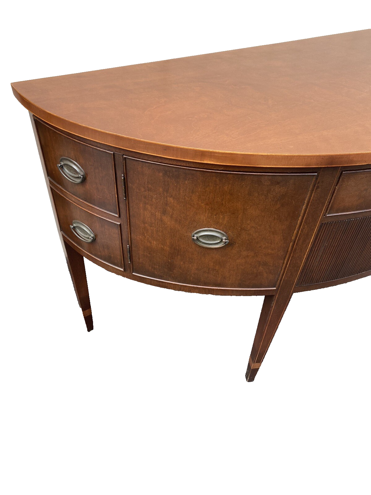 56898 KITTINGER 17685  Large Mahogany Pencil Inlaid Buffet Sideboard Server