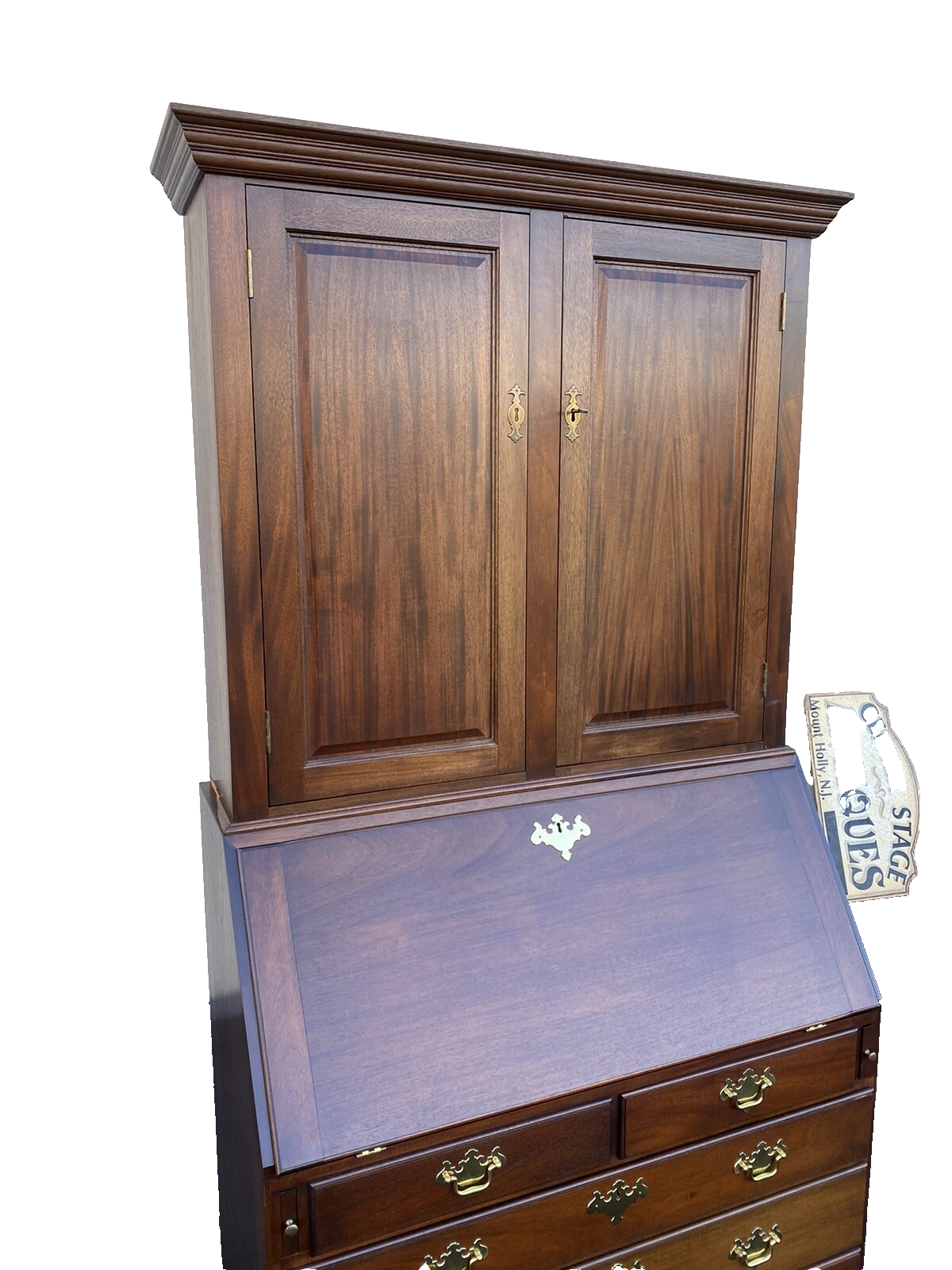 66608   Custom Hand Made Secretary Desk JOSEPH HOFF 1982