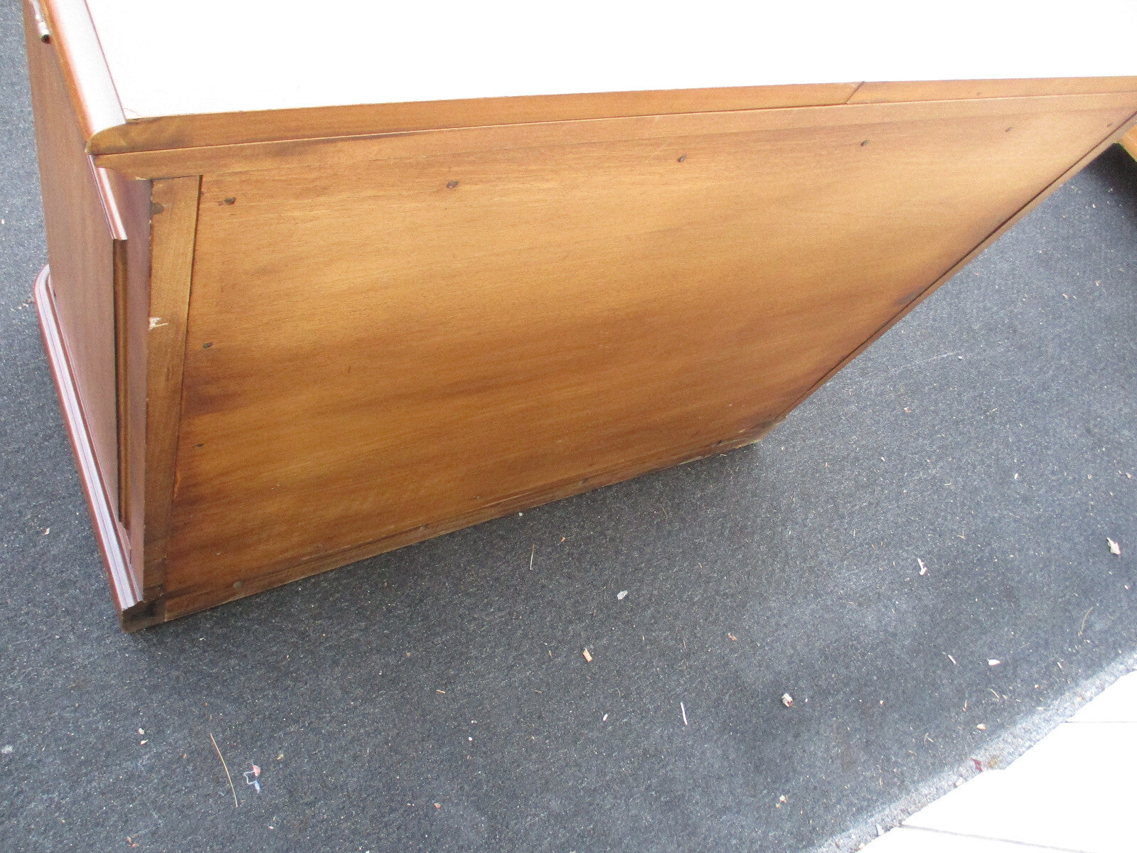 64112 Solid Maple White Furniture  Bar Cart Sideboard Server Cabinet