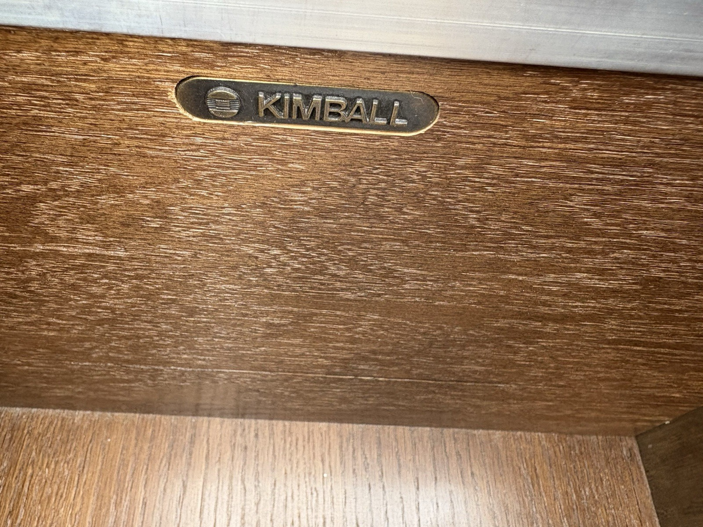 00001 Mahogany KIMBALL Furniture  2 Drawer Lateral File Cabinet