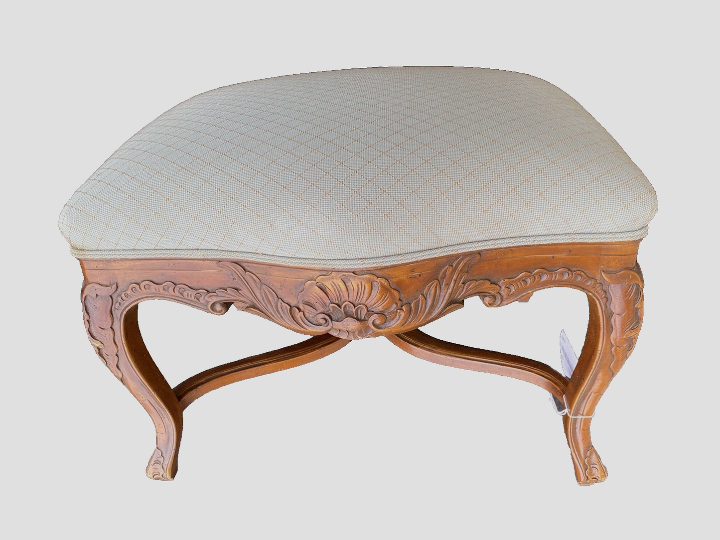 65509 French Country Quality Vanity stool Ottoman