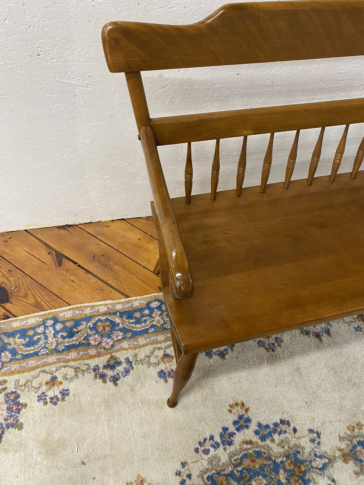 65774 Ethan Allen Maple Settee Loveseat Sofa