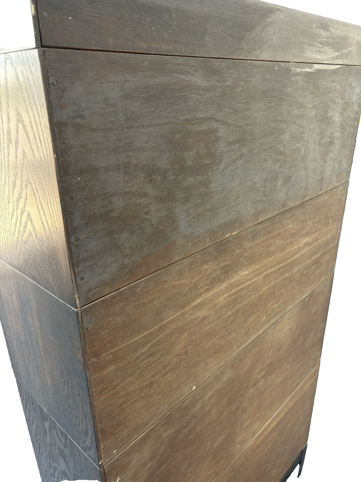 66879 Mission Style 4 section Oak Stacker Stacking Bookcase.