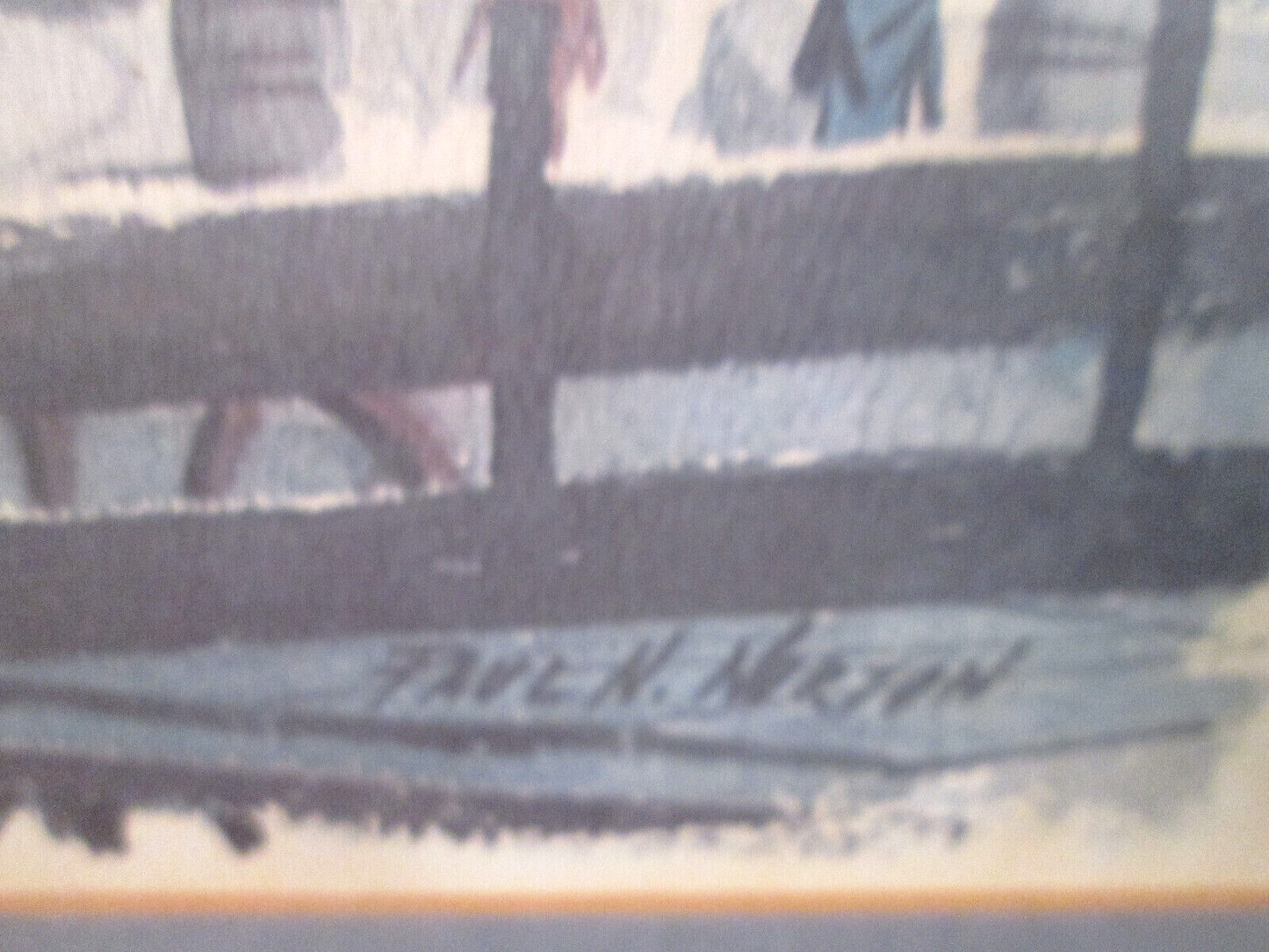 58653 Pair of Ship Watercolor Framed Prints by PAUL N NORTON SEA Scape