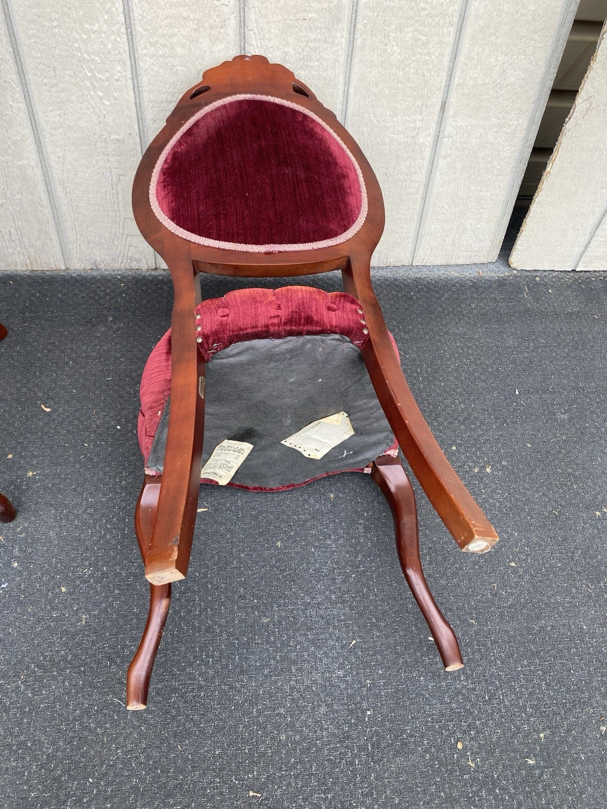 66629 Pair KIMBALL Furniture Victorian Style Side Chair s