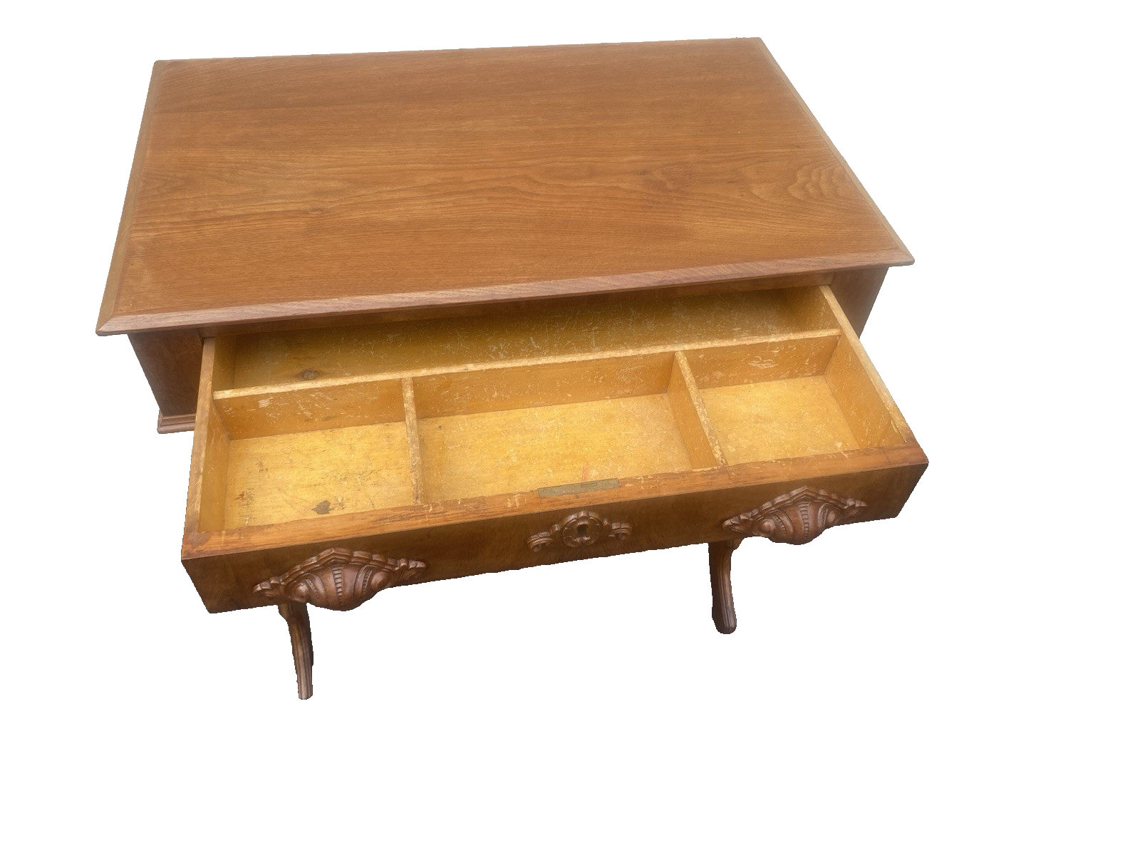 66588 Antique Walnut Victorian Lamp Table Stand