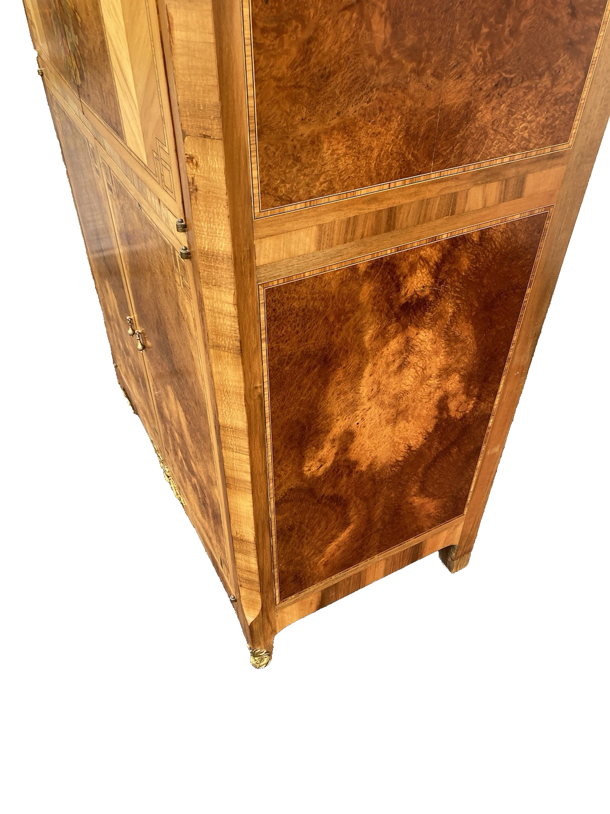 66380 Inlaid 2 door Storage Cabinet Liquor Cabinet  Chest