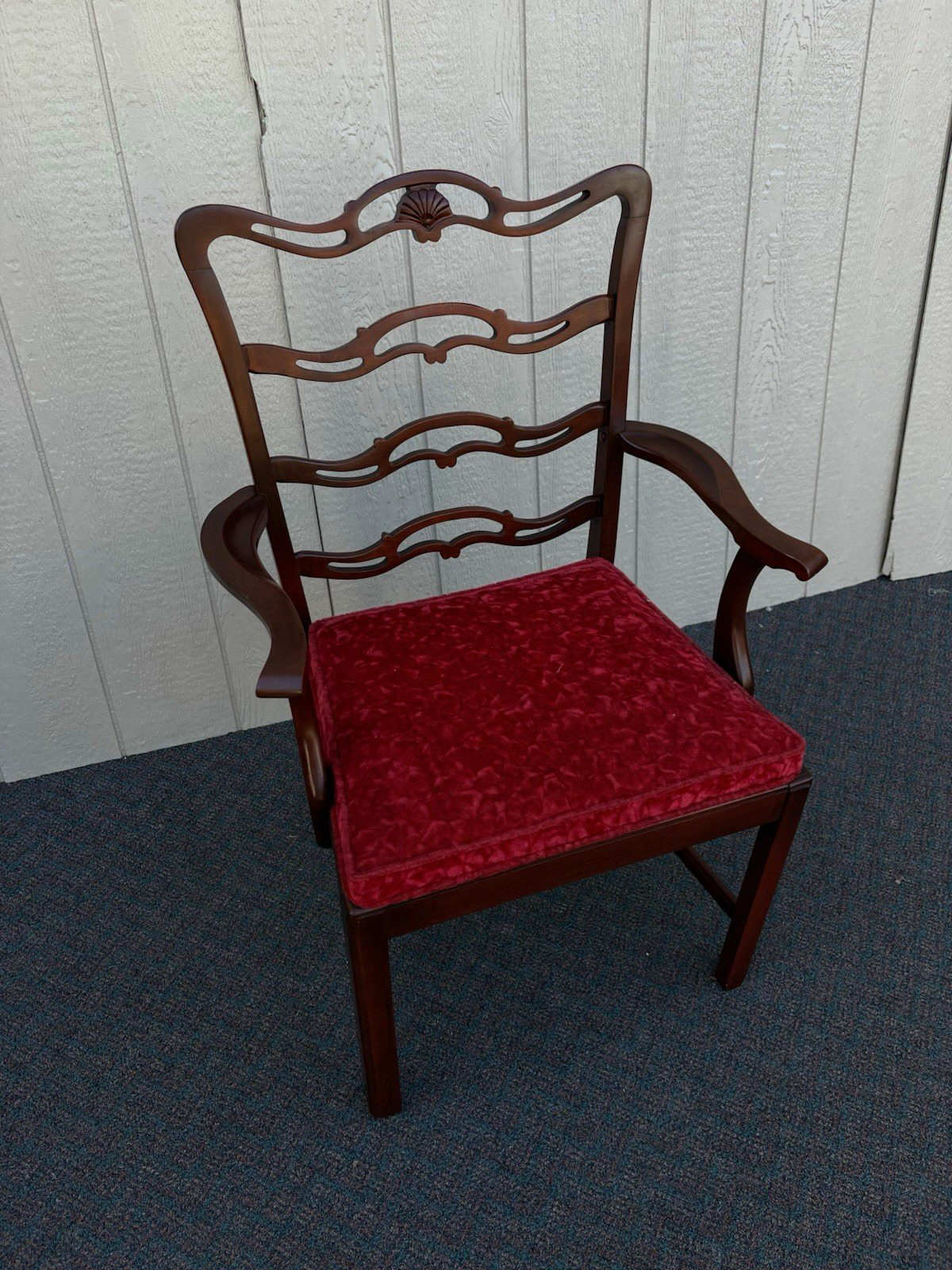 67101 Set of 6 Antique Mahogany Dining Chairs Chair s