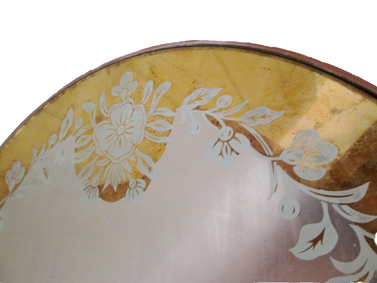 52831 Modern Decorator Mid Century Glass Top Decorator Table