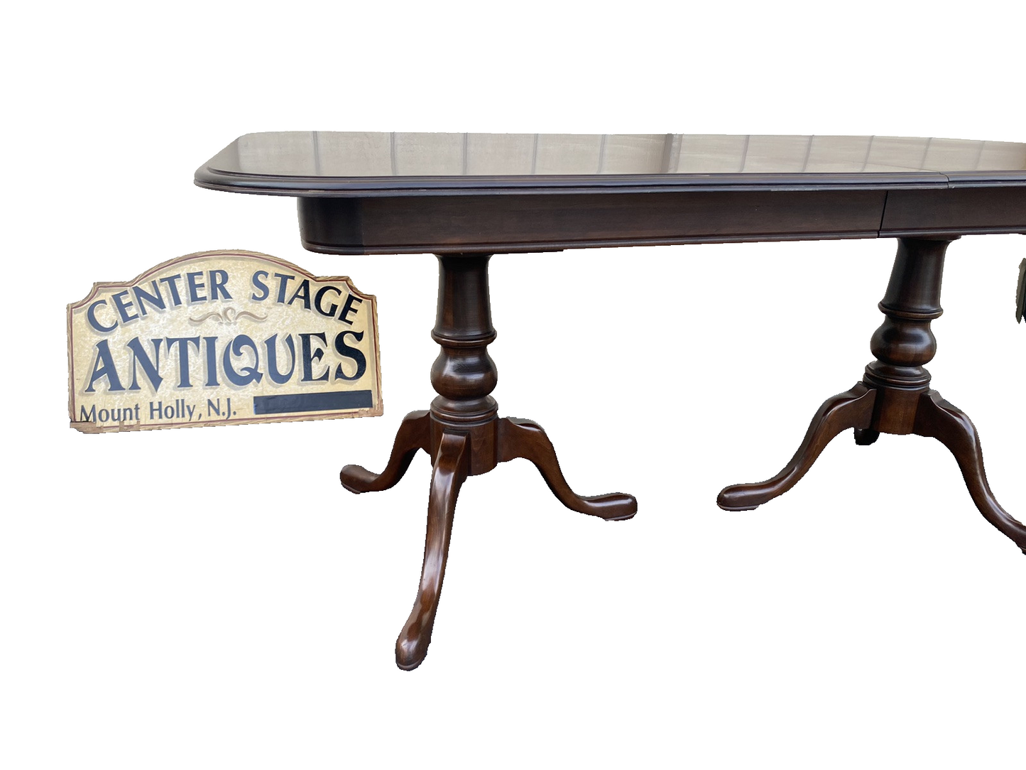 66606   ETHAN ALLEN Mahogany Dining Table